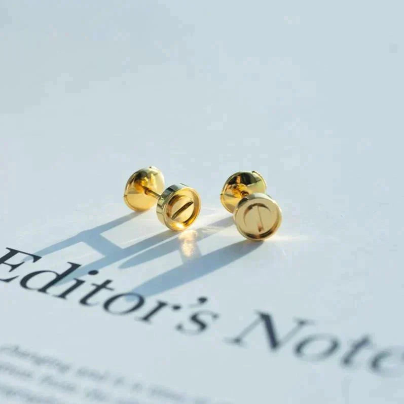 [Clara Jewels]LOVE EARRINGS GOLD 10MM