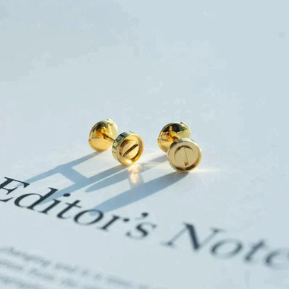[Clara Jewels]LOVE EARRINGS GOLD 10MM
