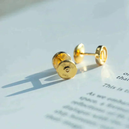 [Clara Jewels]LOVE EARRINGS GOLD 10MM