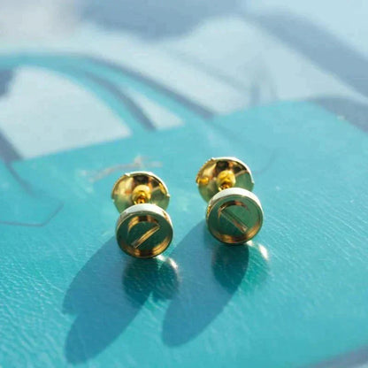 [Clara Jewels]LOVE EARRINGS GOLD 10MM
