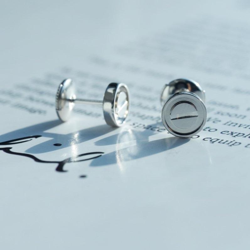 [Clara Jewels]LOVE EARRINGS SILVER 10MM
