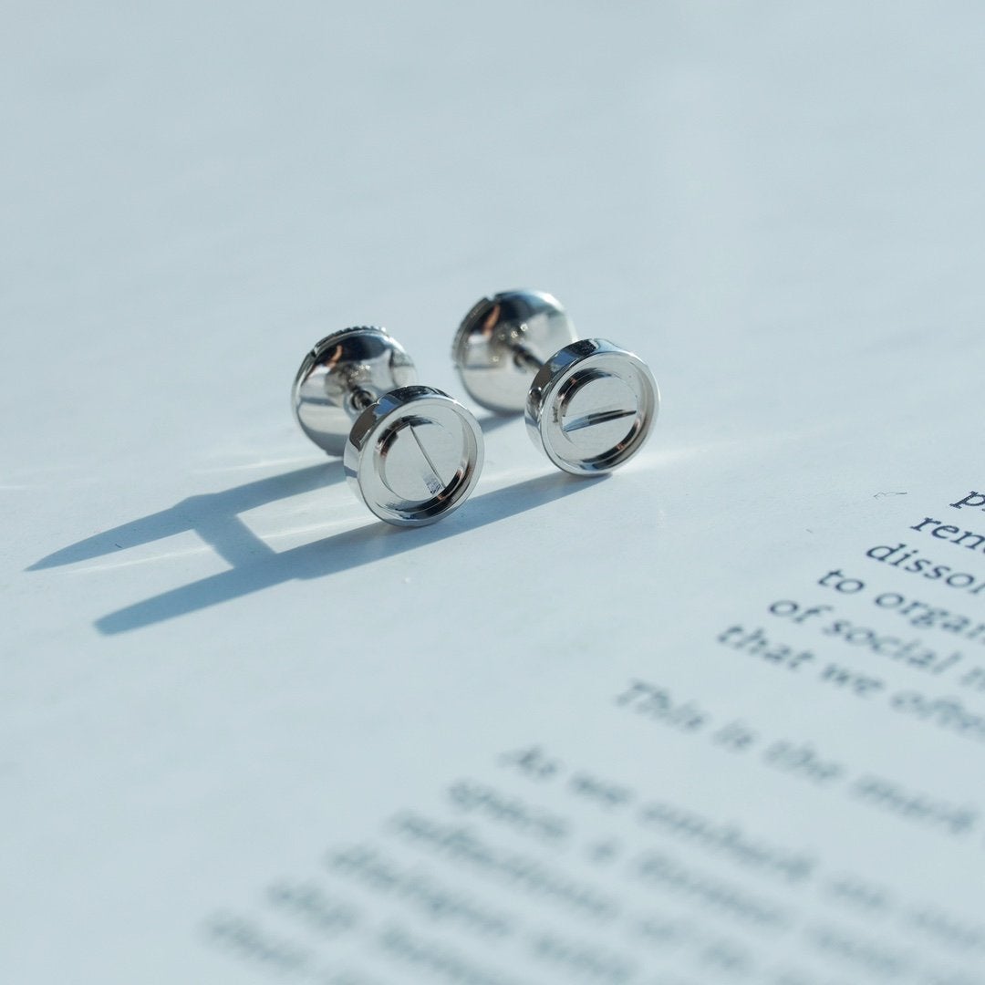 [Clara Jewels]LOVE EARRINGS SILVER 10MM