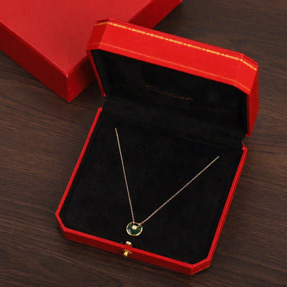 [Clara Jewels]AMULETTE GOLD MALACHITE NECKLACE