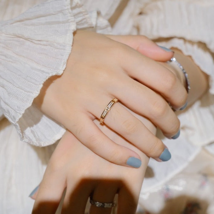 [Clara Jewels]LOVE RING 2.65MM DIAMOND