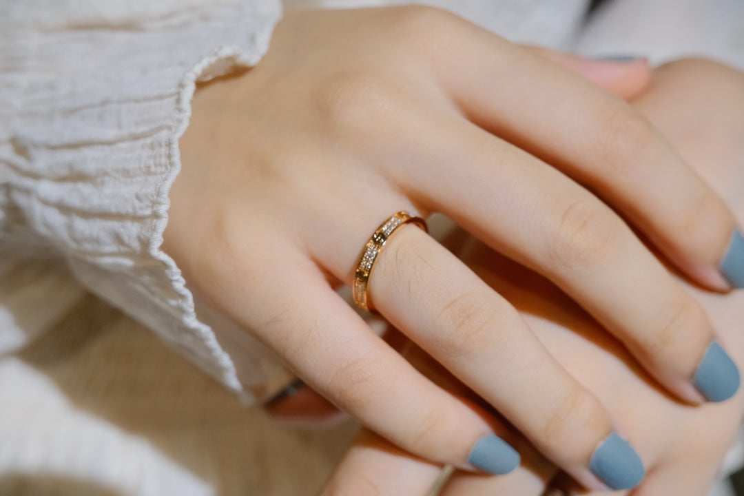 [Clara Jewels]LOVE RING 2.65MM DIAMOND