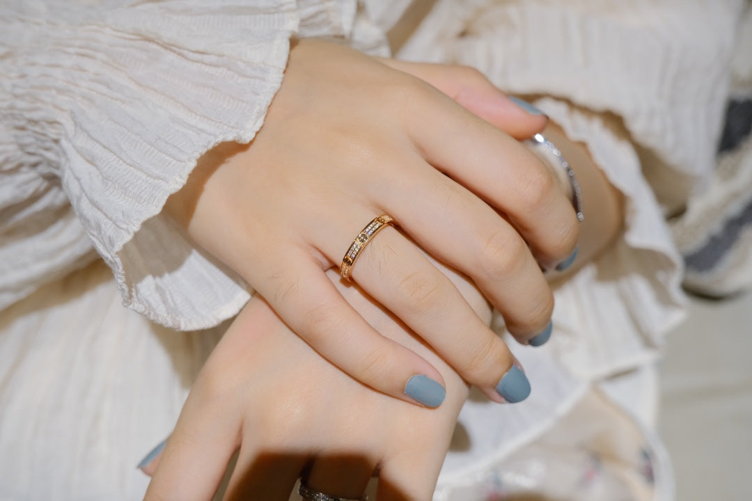 [Clara Jewels]LOVE RING 2.65MM DIAMOND