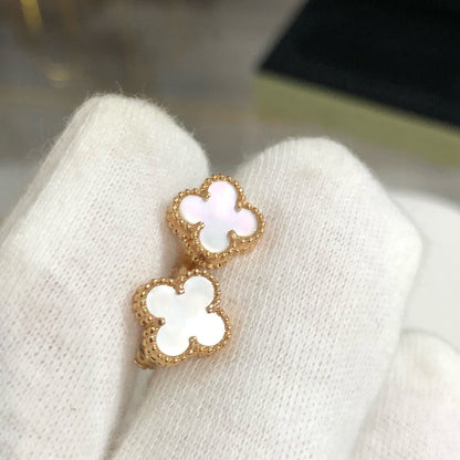 [Clara Jewels]CLOVER MINI GOLD EARRINGS