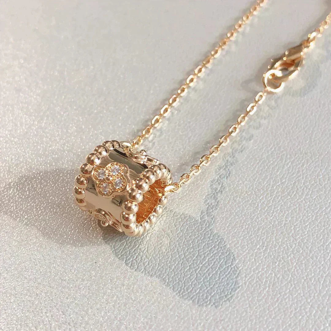 [Clara Jewels]PERLEE PEDANT NECKLACE GOLD / ROSE GOLD