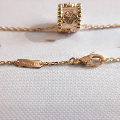 [Clara Jewels]PERLEE PEDANT NECKLACE GOLD / ROSE GOLD