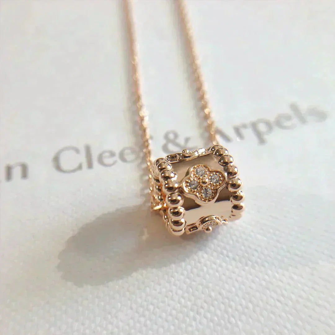 [Clara Jewels]PERLEE PEDANT NECKLACE GOLD / ROSE GOLD