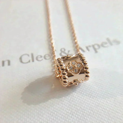 [Clara Jewels]PERLEE PEDANT NECKLACE GOLD / ROSE GOLD
