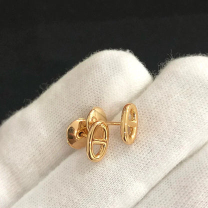 [Clara Jewels]CHAINE SMALL EARRINGS GOLD AND SILVER
