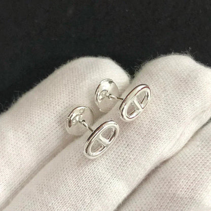 [Clara Jewels]CHAINE SMALL EARRINGS GOLD AND SILVER