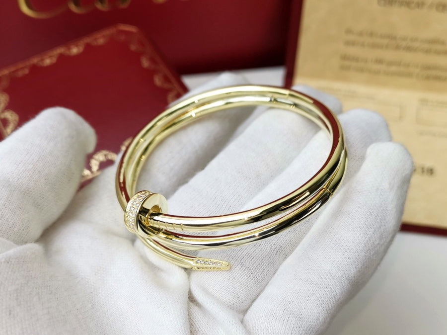 [Clara Jewels]JUSTE BRACELET 3.5MM DOUBLE ROW DIAMOND