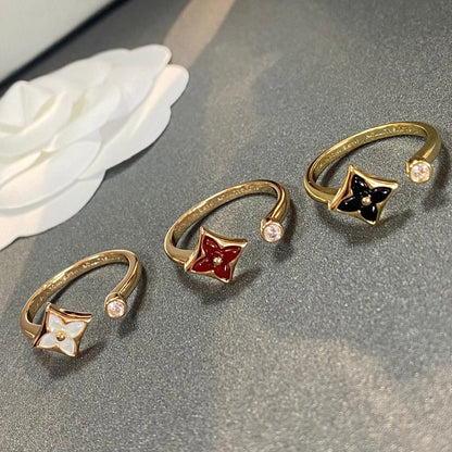 [Clara Jewels]STAR 1 DIAMOND OPEN RING