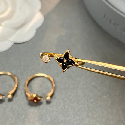 [Clara Jewels]STAR 1 DIAMOND OPEN RING