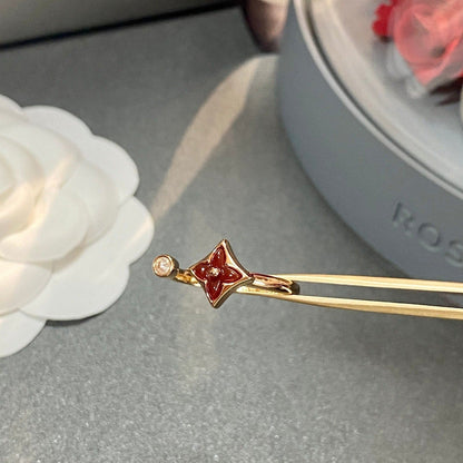 [Clara Jewels]STAR 1 DIAMOND OPEN RING