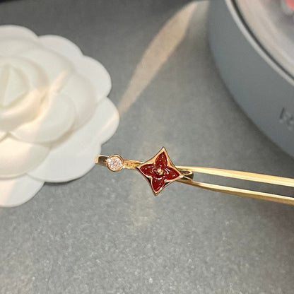 [Clara Jewels]STAR 1 DIAMOND OPEN RING