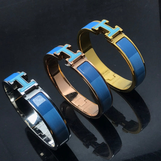 [Clara Jewels]H BRACELET BLUE RAINBOW CERAMIC