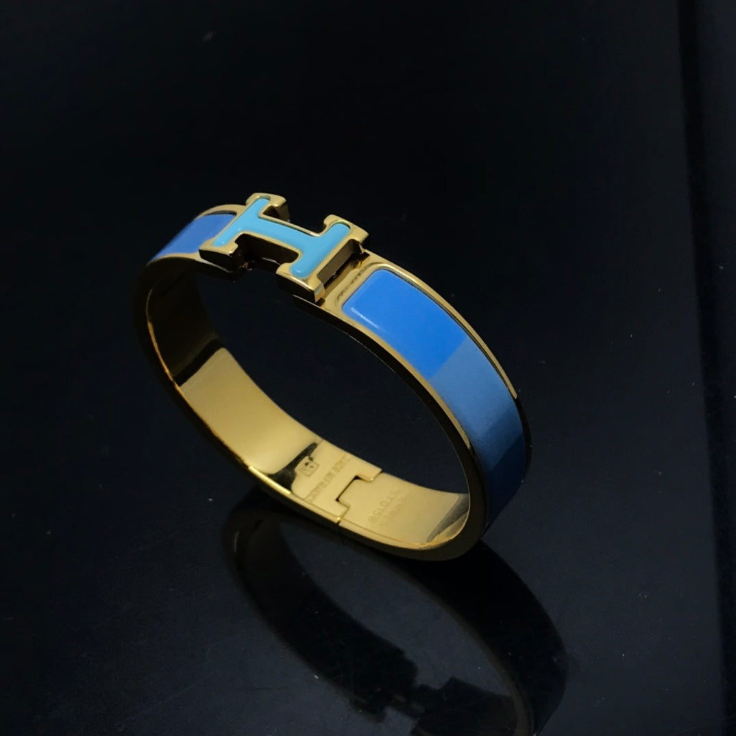 [Clara Jewels]H BRACELET BLUE RAINBOW CERAMIC