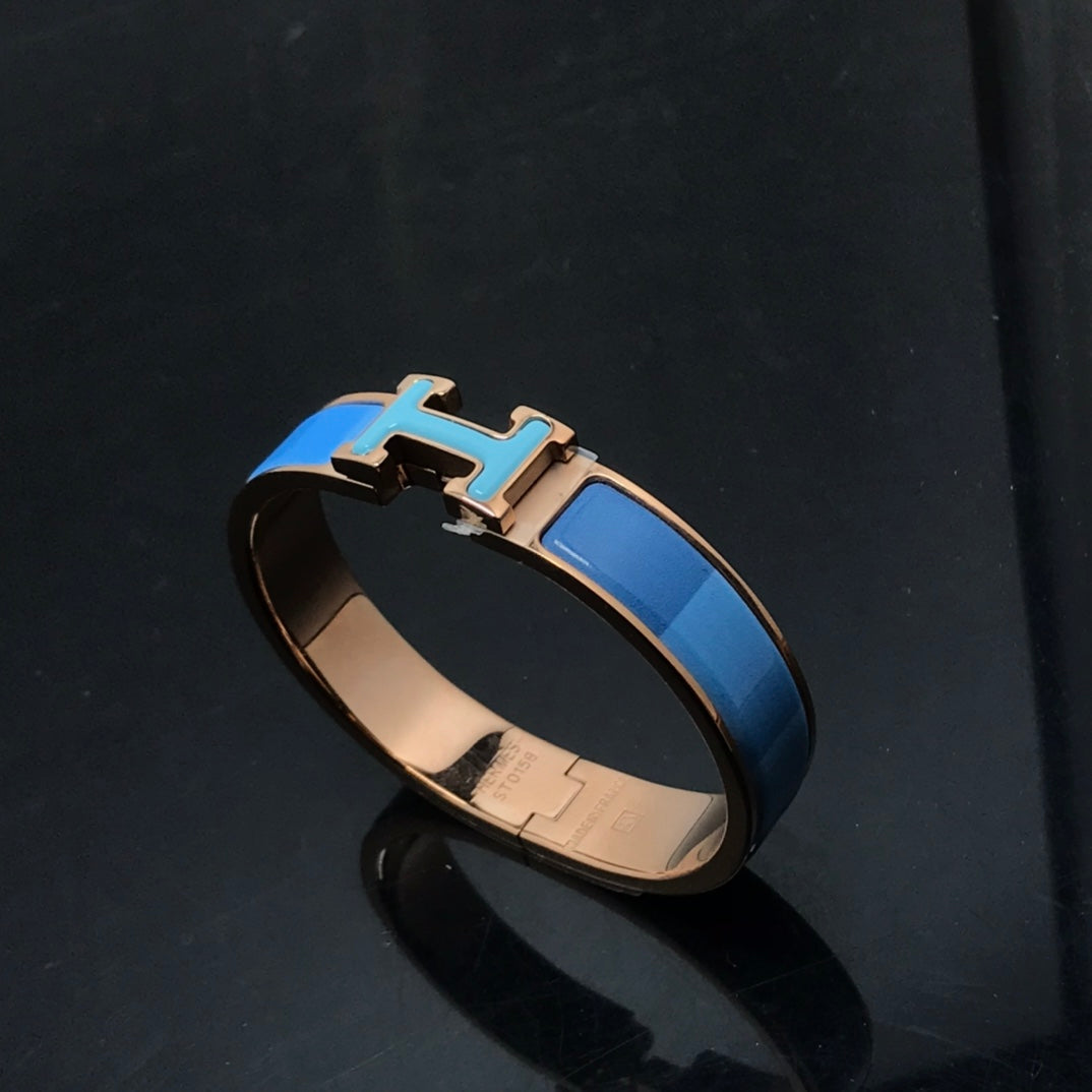 [Clara Jewels]H BRACELET BLUE RAINBOW CERAMIC