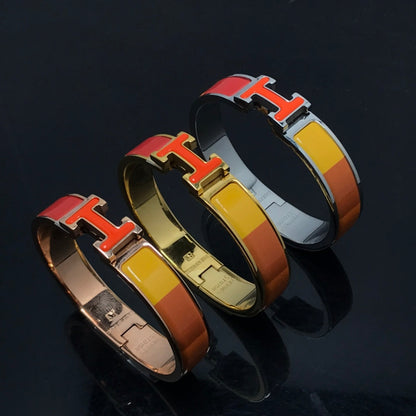 [Clara Jewels]H BRACELET ORANGE RAINBOW CERAMIC
