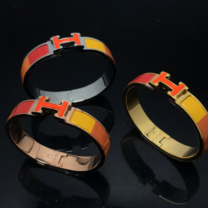 [Clara Jewels]H BRACELET ORANGE RAINBOW CERAMIC