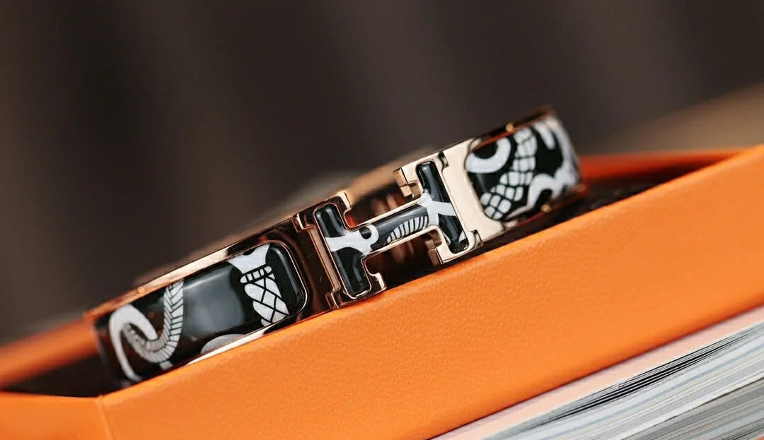 [Clara Jewels]H TARTAN BRACELET 12MM