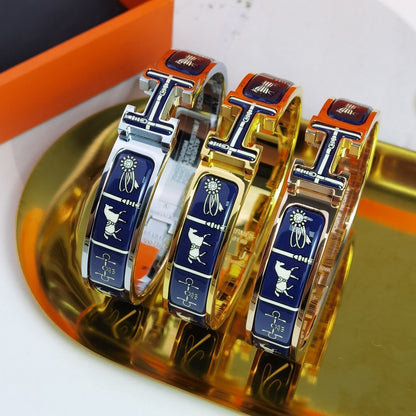 [Clara Jewels]H COUVERTURES DARK BLUE BRACELET