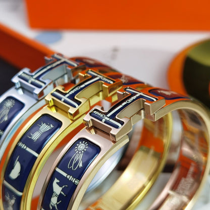 [Clara Jewels]H COUVERTURES DARK BLUE BRACELET