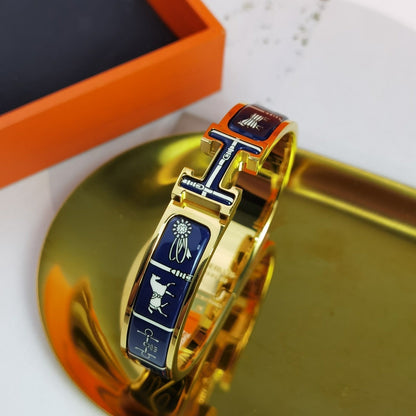 [Clara Jewels]H COUVERTURES DARK BLUE BRACELET