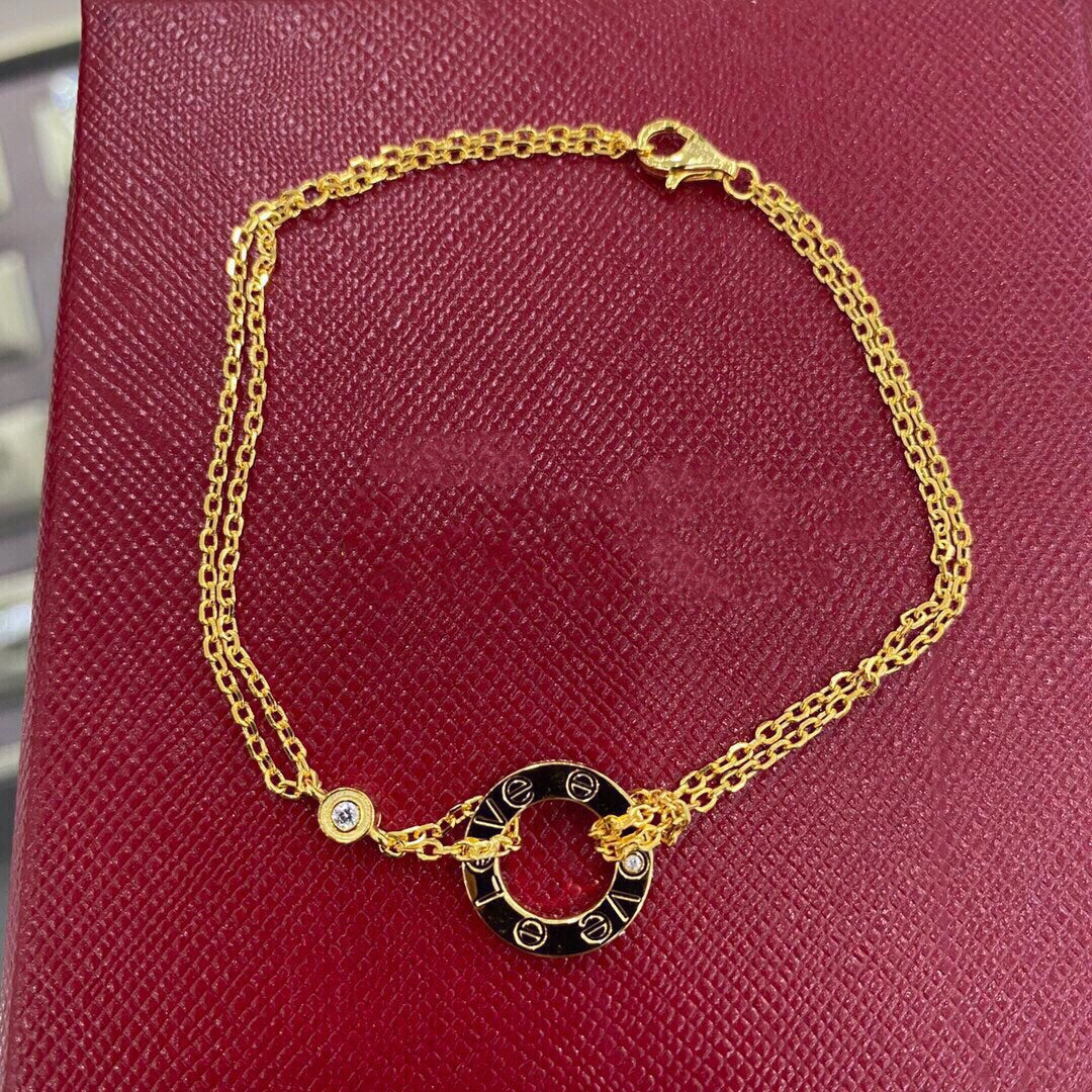 [Clara Jewels]LOVE BRACELET 2 DIAMOND