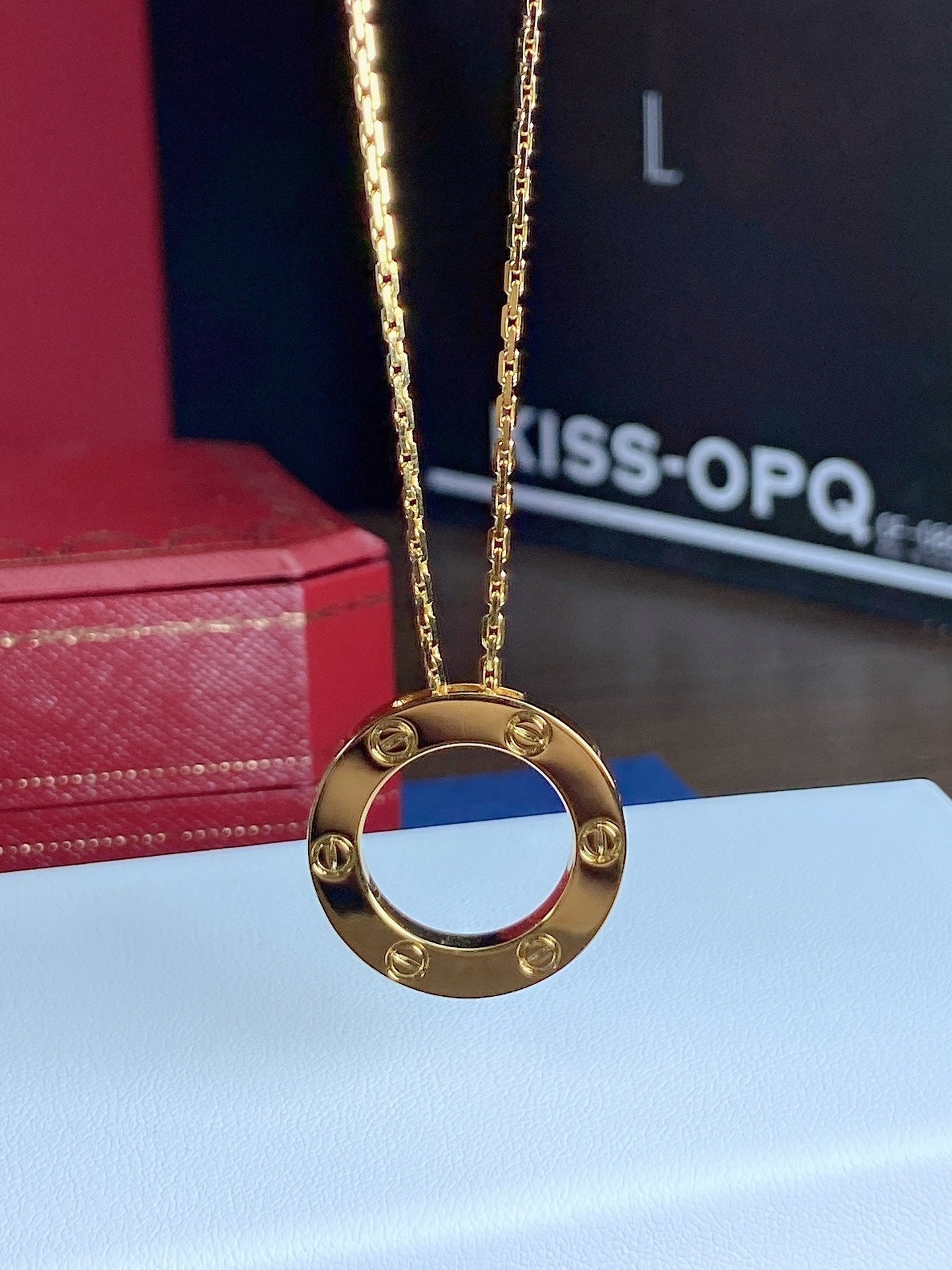 [Clara Jewels]LOVE NECKLACE 16MM