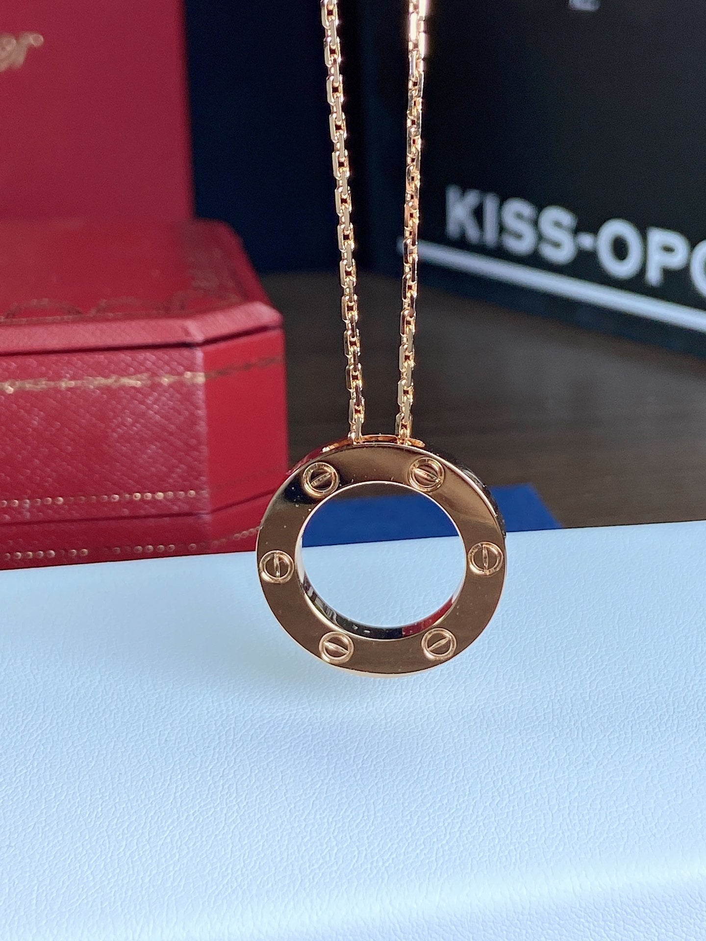 [Clara Jewels]LOVE NECKLACE 16MM