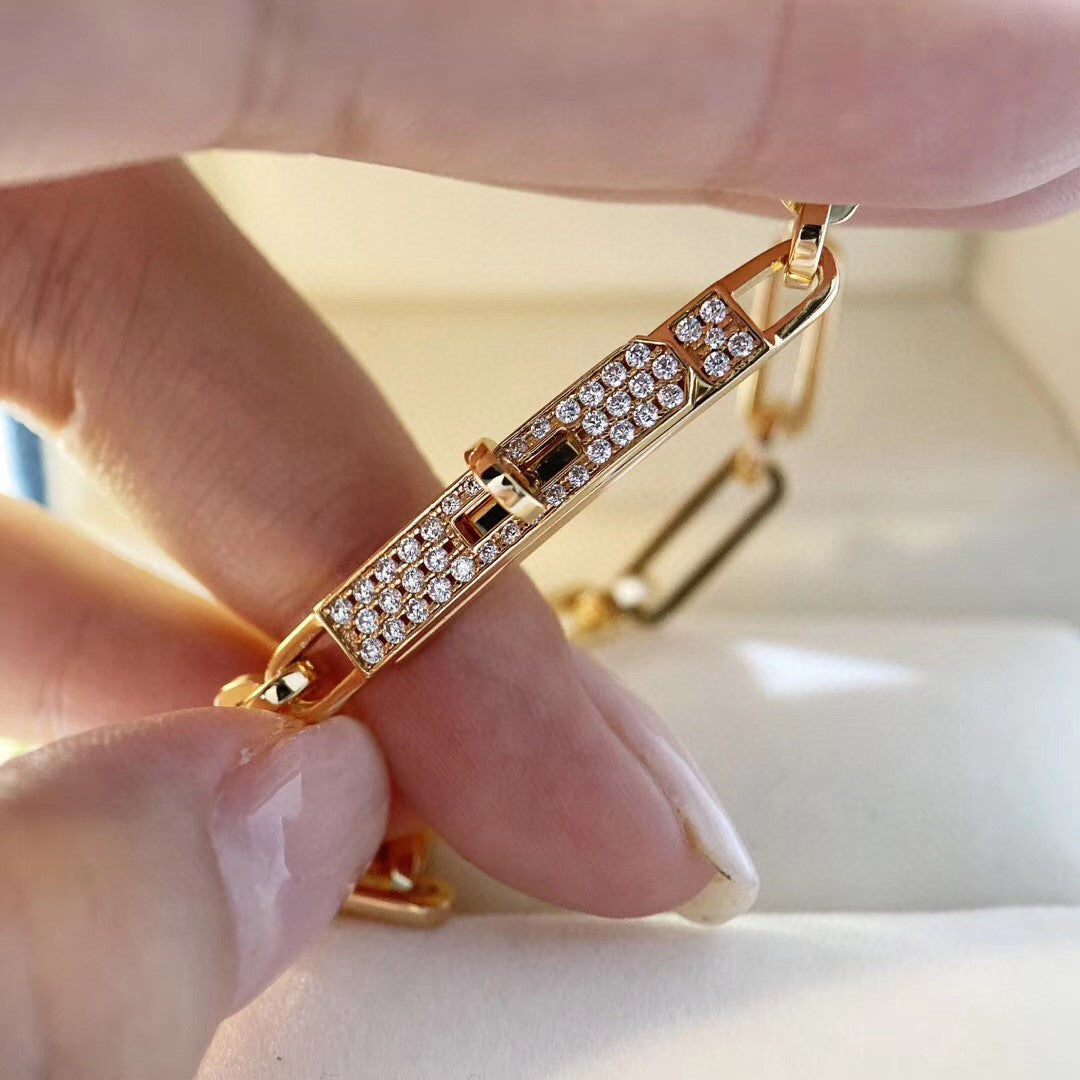 [Clara Jewels]CHAINE BRACELET SMALL MODEL DIAMOND
