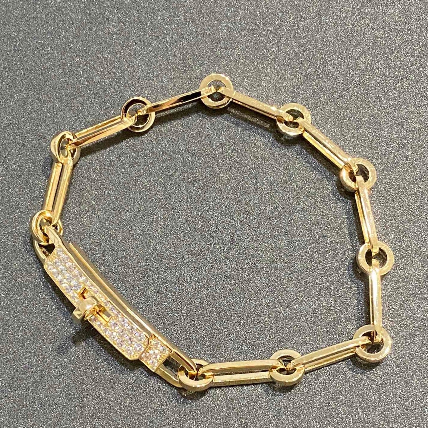 [Clara Jewels]CHAINE BRACELET SMALL MODEL DIAMOND