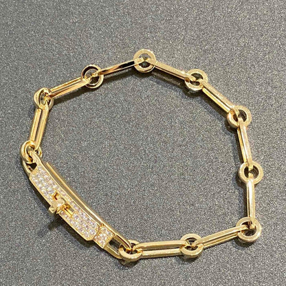 [Clara Jewels]CHAINE BRACELET SMALL MODEL DIAMOND