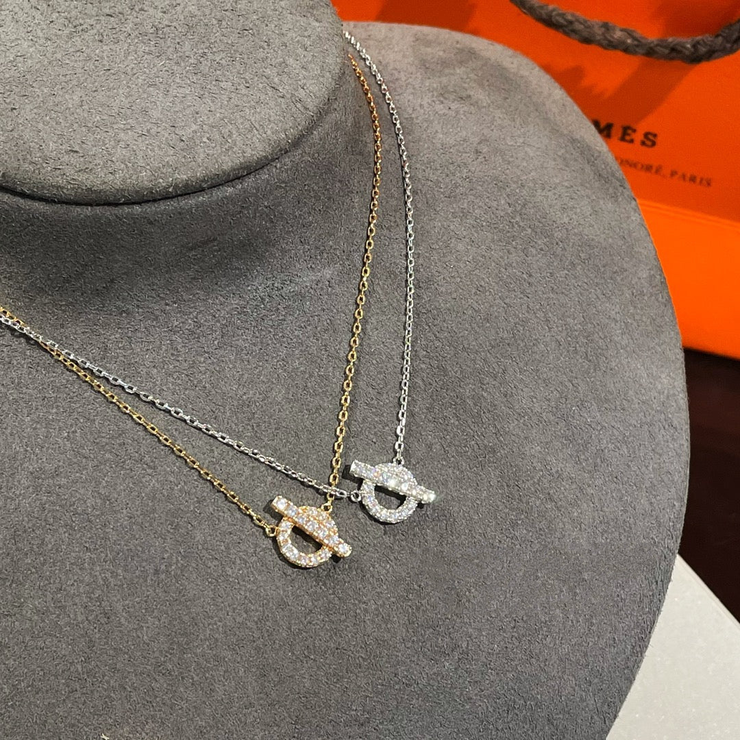 [Clara Jewels]ECHAPEE NECKLACE DIAMOND