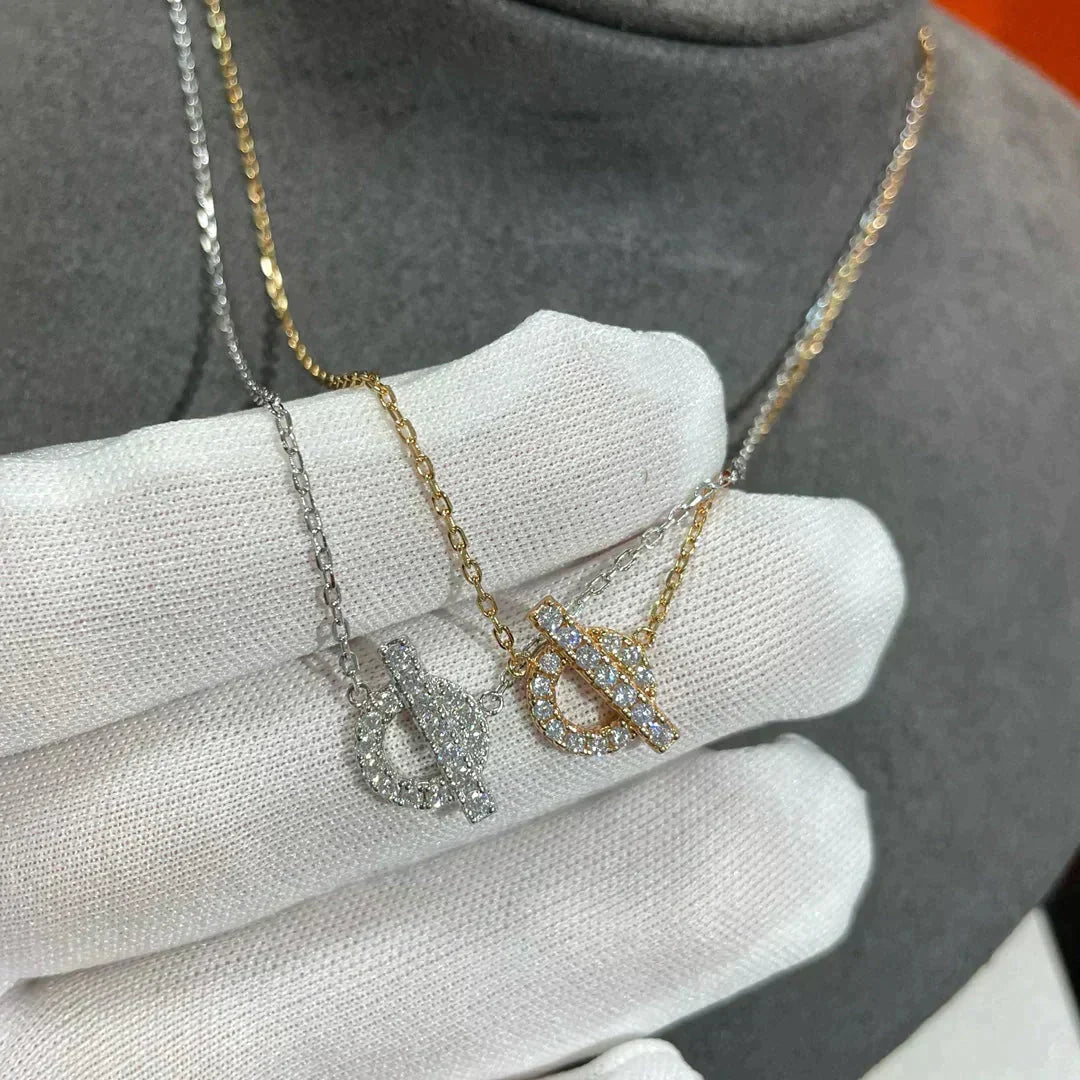 [Clara Jewels]ECHAPEE NECKLACE DIAMOND