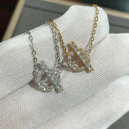 [Clara Jewels]ECHAPEE NECKLACE DIAMOND