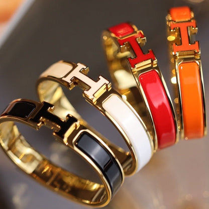 [Clara Jewels]H BRACELET 12MM GOLD