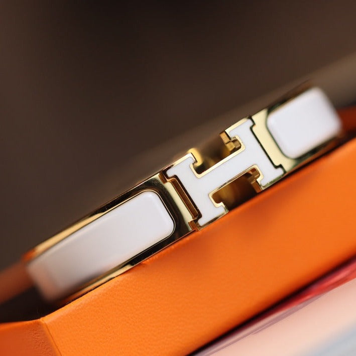[Clara Jewels]H BRACELET 12MM GOLD