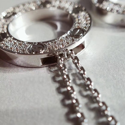 [Clara Jewels]LOVE NECKLACE ADJUSTABLE SILVER