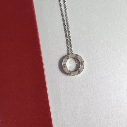 [Clara Jewels]LOVE NECKLACE ADJUSTABLE SILVER