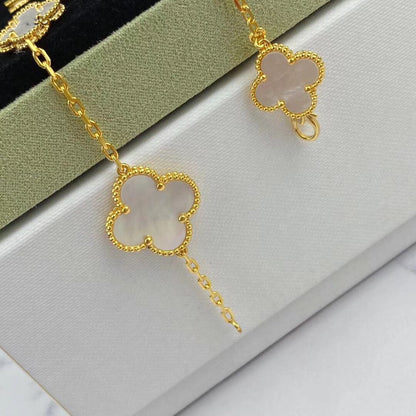 [Clara Jewels]MAGIC CLOVER MOP GOLD BRACELET 5 MOTIFS