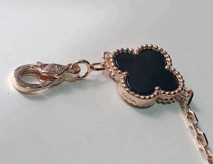 [Clara Jewels]CLOVER 5 MOTIFS MULTICOLOR BRACELET