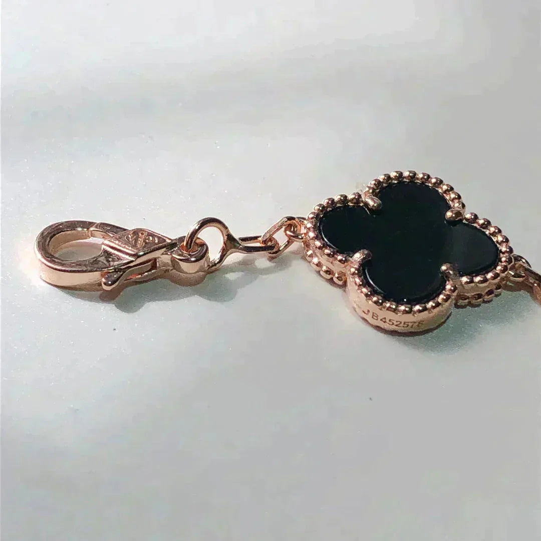 [Clara Jewels]CLOVER 5 MOTIFS MULTICOLOR BRACELET