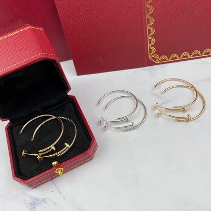 [Clara Jewels]JUSTE EARRINGS FULL DIAMONDS 1.8MM
