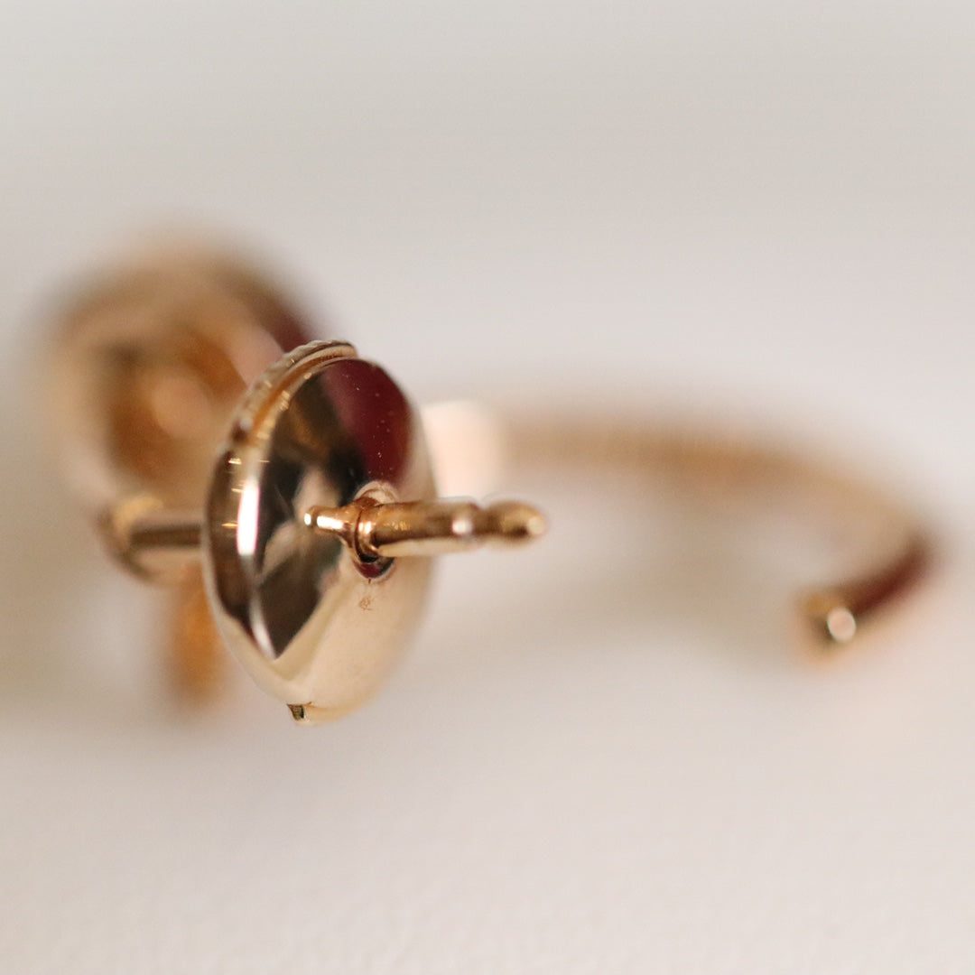 [Clara Jewels]JUSTE EARRINGS PINK GOLD
