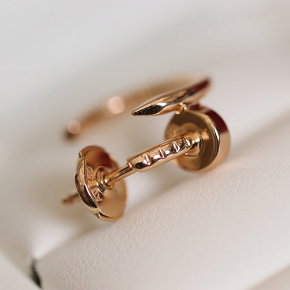 [Clara Jewels]JUSTE EARRINGS PINK GOLD